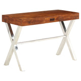 Desk Solid Acacia Wood Honey Finish 110x50x76 cm 245652