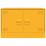 TV Cabinet Mustard Yellow 67x39x44 cm Steel 841637