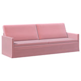Sofa Set 2 pcs Pink Velvet 3433233