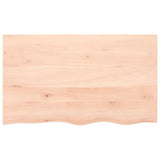 Bathroom Countertop 100x60x2 cm Untreated Solid Wood 3156038