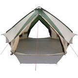 Teepee Tent 10-Person Green and White 567 x 470 x 242 cm 42004065