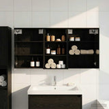 Bathroom Cabinet Set 3 pcs 140 x 14.5 x 70 cm Engineered wood 3403777