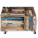 Coffee Table Solid Reclaimed Wood 70x70x35 cm 243306