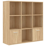 Cabinet Sonoma oak Engineered wood Medium Bookshelf Rectangular 801119