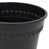 Plant Pots 24 pcs Black 17 x 14 cm Plastic 3403268