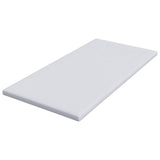 Mattress Topper White 90 x 200 x 5 cm Jaquard Fabric 4106223