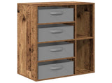 Sideboard with Drawer Old Wood 60 x 33.5 x 84 cm 8000474