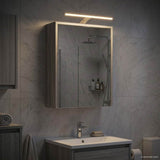 Bathroom Mirror Cabinet Grey Sonoma 43 x 16 x 62.5 cm 889148