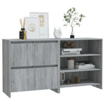 2 Piece Sideboard Grey Sonoma Engineered Wood 3098087