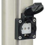 Bollard Light with Sensor&Outlet 80 cm Stainless Steel IP44 4006107