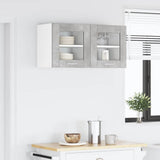 Hanging Cabinet Riga 2 pcs Concrete Grey 40 x 31 x 40 cm 884201
