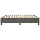 ZNTS Bed Frame without Mattress Dark Grey Super King Velvet 3121227