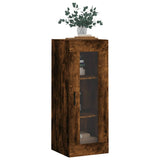 Wall Mounted Cabinet Smoked Oak 34.5x34x90 cm 828929