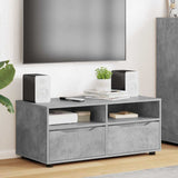 TV Cabinet Concrete Grey 100 x 48 x 43 cm Engineered Wood 888930