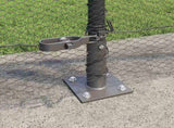 Welded Wire Fence with Concrete Base 50 x 1 m 3353693