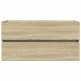 2 Piece Bathroom Furniture Set Ceramic and Engineered Wood 3307664