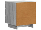Bedside Cabinet Grey Sonoma 43 x 41 x 66.5 cm Engineered Wood 893871