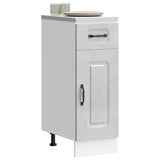 Kitchen Base Cabinet Kalmar Concrete Grey Engineered Wood 853461