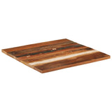 Square Table Top 70x70 cm 25-27 mm Solid Reclaimed Wood 286059