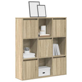 Bookcase Sonoma Oak 89x24x101.5 cm Engineered Wood 860402