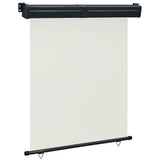 ZNTS Balcony Side Awning 145x250 cm Cream 48425