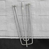 Linen-Look Blackout Curtain with Hooks Anthracite 290x245 cm 321167