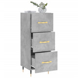 Sideboard Concrete Grey 34.5x34x90 cm Engineered Wood 828584
