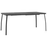 Garden Dining Set Anthracite Metal Medium Foldable 3211815