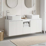 Bathroom Cabinet Set 3 pcs White 53 x 35 x 63 cm 3405657