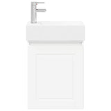 Bathroom Vanity Unit with Tap White 45.5 x 22.5 x 84 cm 889501