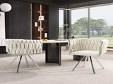 Set of 2, velvet dining, single light luxury living room bedroom swivel, Leisure swivel N606P452770B
