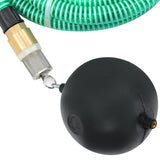 Suction Hose with Brass Connectors Green 1.1" 7 m PVC 151045