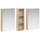 Bathroom Cabinet Set 3 pcs 100 x 10.5 x 60.5 cm Engineered wood 3403698