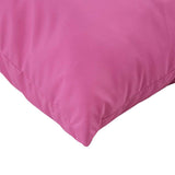Scatter Pillows Plain 4 pcs Pink 60 x 60 cm Polyester Farbic 360423