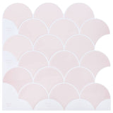 Fish Scale Tile 20 pcs Light Pink 30 x 30 cm 42046220