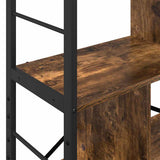 Bookshelf Smoked Oak 75 x 30 x 156 cm Engineered Wood 883960