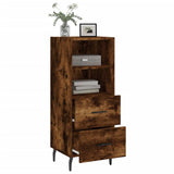 Sideboard Smoked Oak 34.5x34x90 cm Engineered Wood 828689
