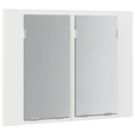 LED Bathroom Mirror Cabinet White 60x12x45 cm Acrylic 804956