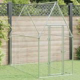 Chicken Cage Silver 200x100x190 cm Galvanised Steel 172550