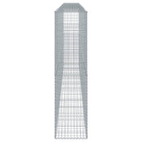 Gabion Basket with Cover 600x50x200 cm Galvanised Iron 3295171