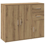 Sideboard Artisan Oak 91x29,5x75 cm Engineered Wood 855907