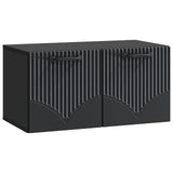 Wall-Mounted TV Cabinet Black 59.5 x 31 x 30 cm Engineered Wood 899046
