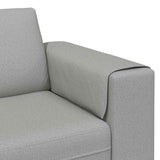 Living Room Couch 3 pcs Cloud Grey Polyester 3335120