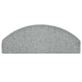 ZNTS Stair Mats 30 pcs Light Grey 65x24x4 cm 3365762