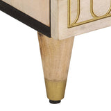 TV Cabinet 80x33x46 cm Solid Wood Mango 358265