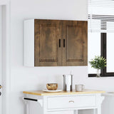 Kitchen Wall Cabinet Porto Smoked Oak Engineered Wood 854072