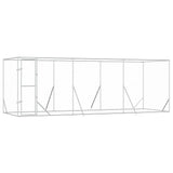 Outdoor Dog Kennel Silver 6x2x2 m Galvanised Steel 3190459