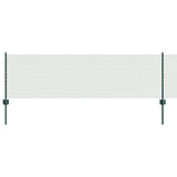 Welded Wire Fence 10 x 0.6 m PVC-Coated Steel Green 3336672