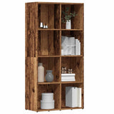 Book Cabinet Old Wood 66x30x130 cm Engineered Wood 855778