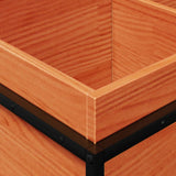 Garden Planter Wax Brown 80x40x50 cm Solid Wood Pine 847030